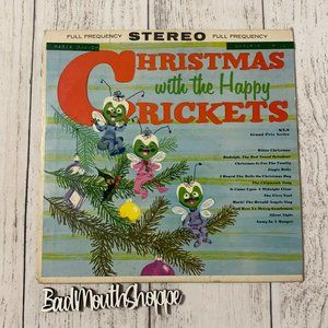 CHRISTMAS WITH THE HAPPY CRICKETS Vintage Vinyl Album